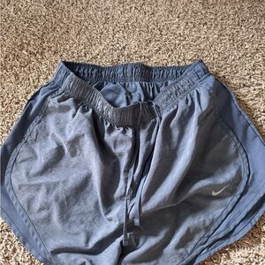 Nike womans running shorts blue size medium
